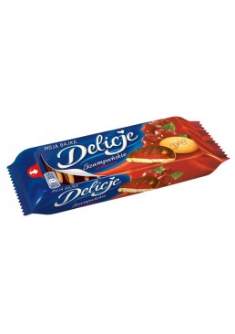 Печенье Delicje Biscuits with Cherry с вишневым желе, 147 г